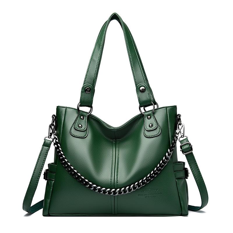Tote Bag: A Fashionable Women's Single-shoulder Bag with Soft Leather and Large Capacity, A Hand-held Crossbody Bag