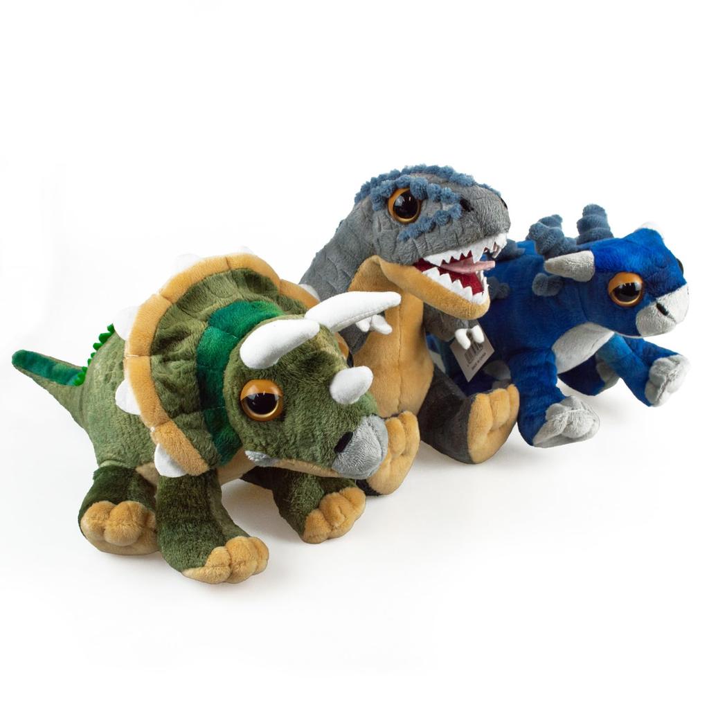 The Access Triceratops Plush Toy, a Dinosaur Rest Dinosaur Toy