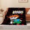 1pc Rugrats,Tommy,90sDigital Print Fleece Blanket - Contemporary Style, Suitable for All Seasons, Perfect for Home, Travel, or Camping - Mac