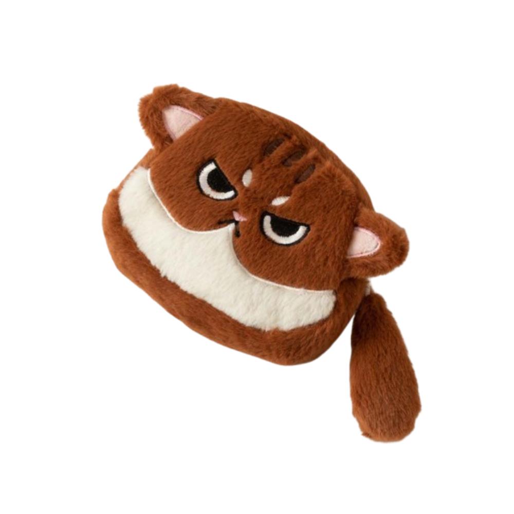 

Kawaii Zero Wallet Kitten Plush Coin Purse Plush Doll Animation Animation Cat Coin Bag Cat Plush Small Purse Plaything For Girls