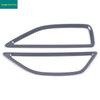 Volkswagen 2021 ID.4 X Black Titanium Steel Front Panel Vent & Headlight Control Trim.