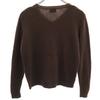 Calvin klein Long sleeve V neck sweater M Brown knit Women Used