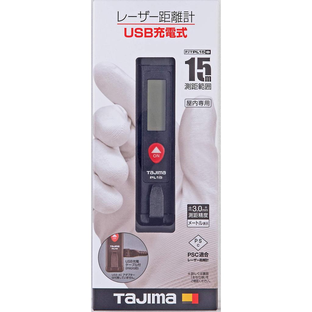 Tajima PL15 Laser Black Rangefinder,