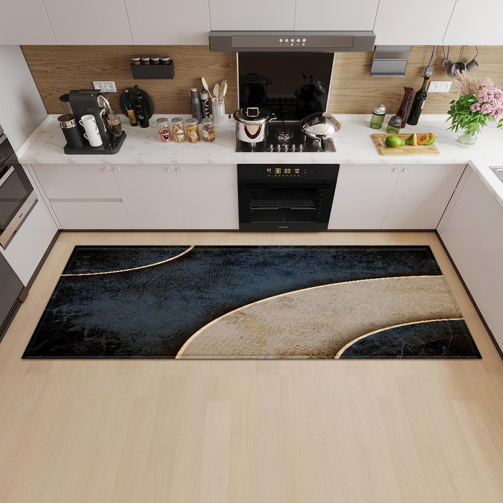 Kitchen Mat Entrance Door Mat Living Room Long Carpet Home Corridor Bathroom Non-slip Floor Children's Carpet