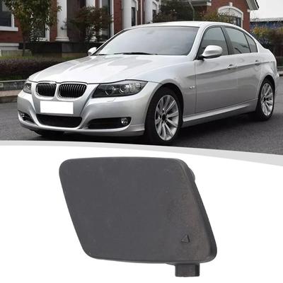 For BMW 3 E90 E91 2009-2012 M SPORT Front Bumper Tow Hook Eye Cover 51117891391 Car Black Front Trailer Cover Auto Bumpers Part