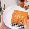 2Pcs Soft Absorbent Kitchen Hand Towels Maple Leaf Hello Pumpkin Kitchen Towel  Bathroom