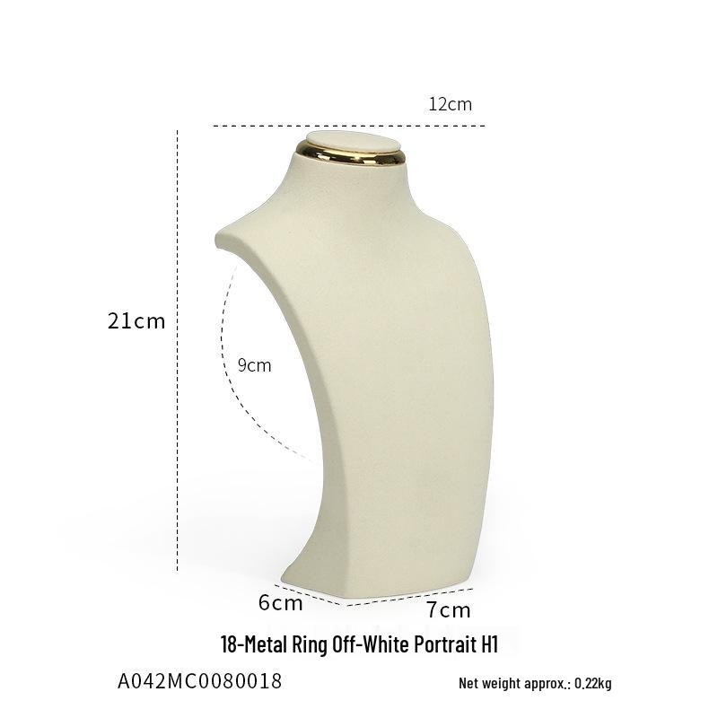 Weiyuanpeng Ultra-fiber Mannequin Necklace Display Stand