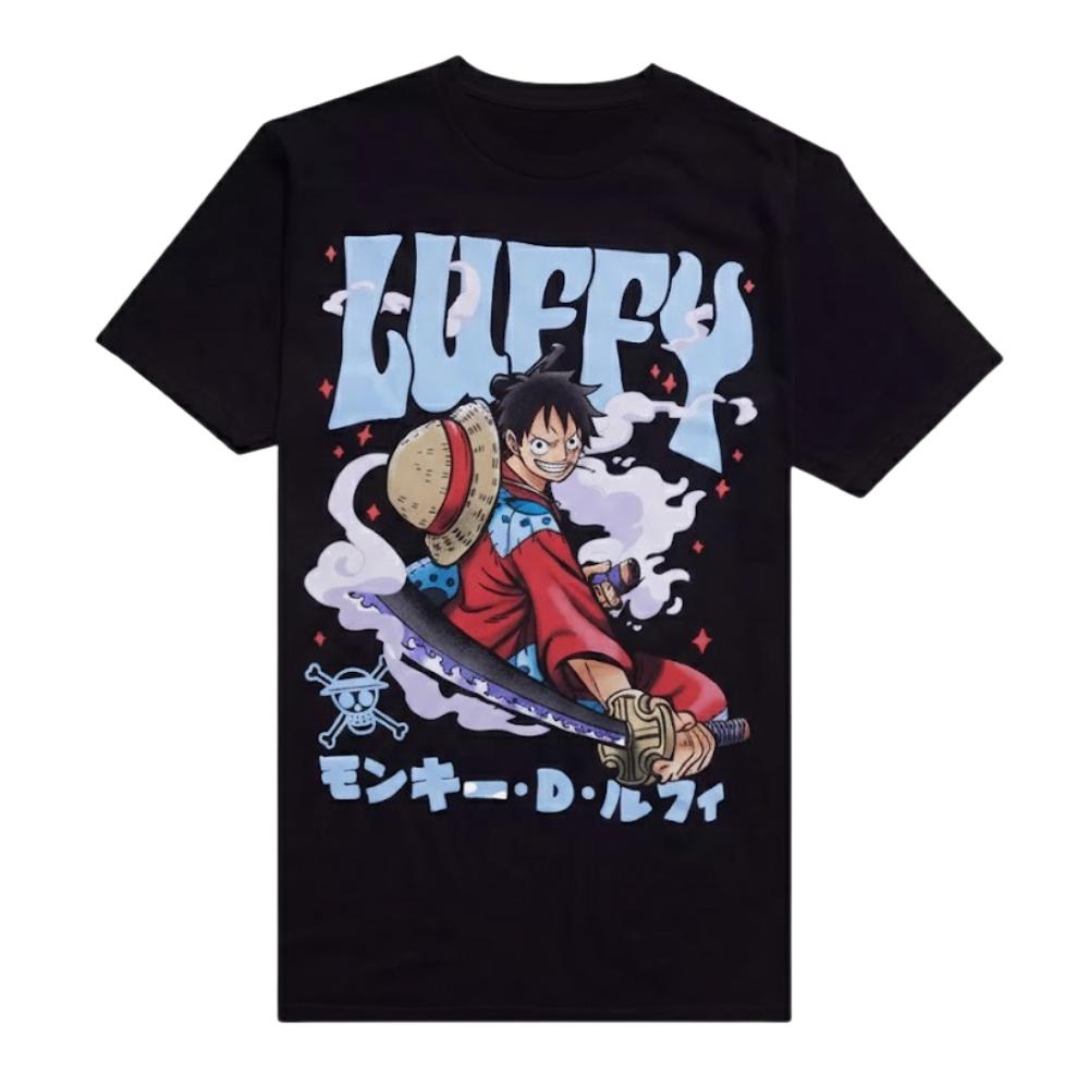 

One Piece Tshirt Luffy Wanted Poster Graphic Highquality Streetwear Is Suitable for Both Unisex and Women 2026 New Summer S