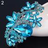 Waterdrop Flower Brooch Pin Rhinestone Crystal Brooches Bouquet Wedding Jewelry
