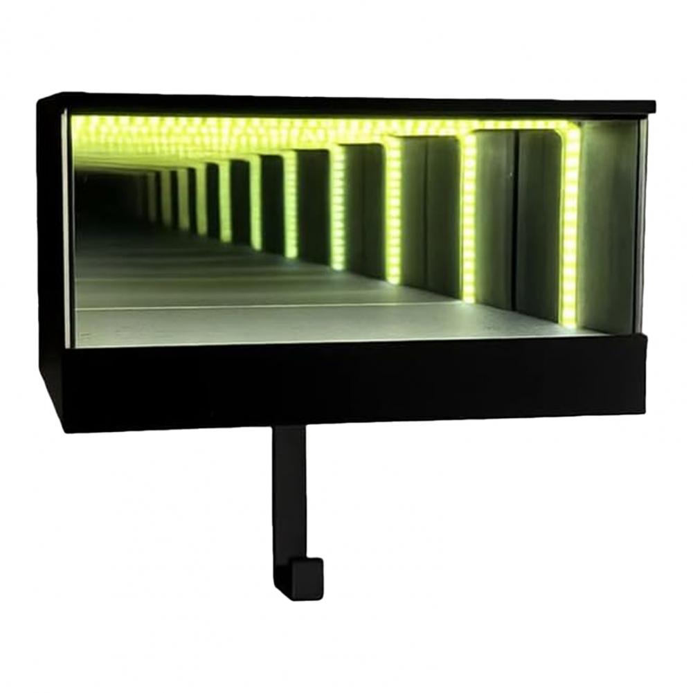 

16*8 Infinity Garage Key Holder LED Light-Up Car Key Rack With Tunnel 3D Illusion Key Organizer For Car Lovers Auto Enthusiasts