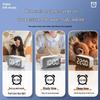 Bluetooth Wireless Speaker & LED Mirror Digital Alarm Clock with Stereo Sound - Perfect Gift