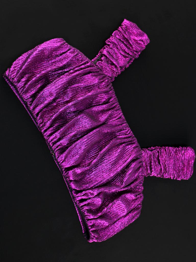 AOMEI Glitter Sexy Crop Tops for Women Camis Rose Folds Square Collar Sleeveless Backless Shiny Party Clubwear Camisole