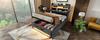 Upholstered Single Bed 90*200, Storage Headboard with USB, Type-C Port, 360 LED Around Head and Foot, Hydraulic Storage, Gray Linen (without Mattress)