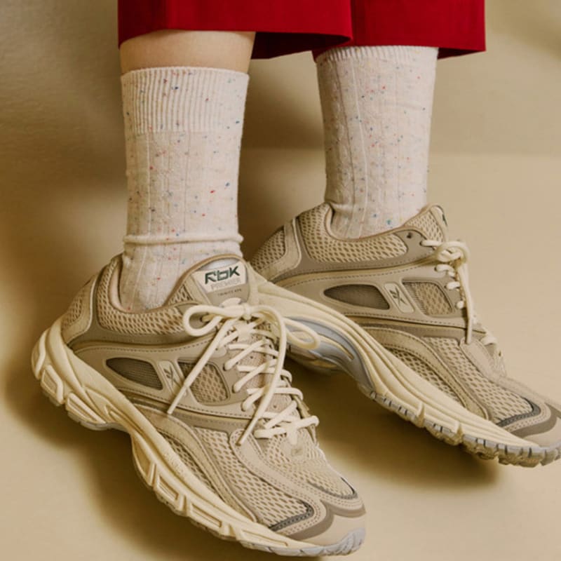 SOCKS APPEAL Cable Long Nep White