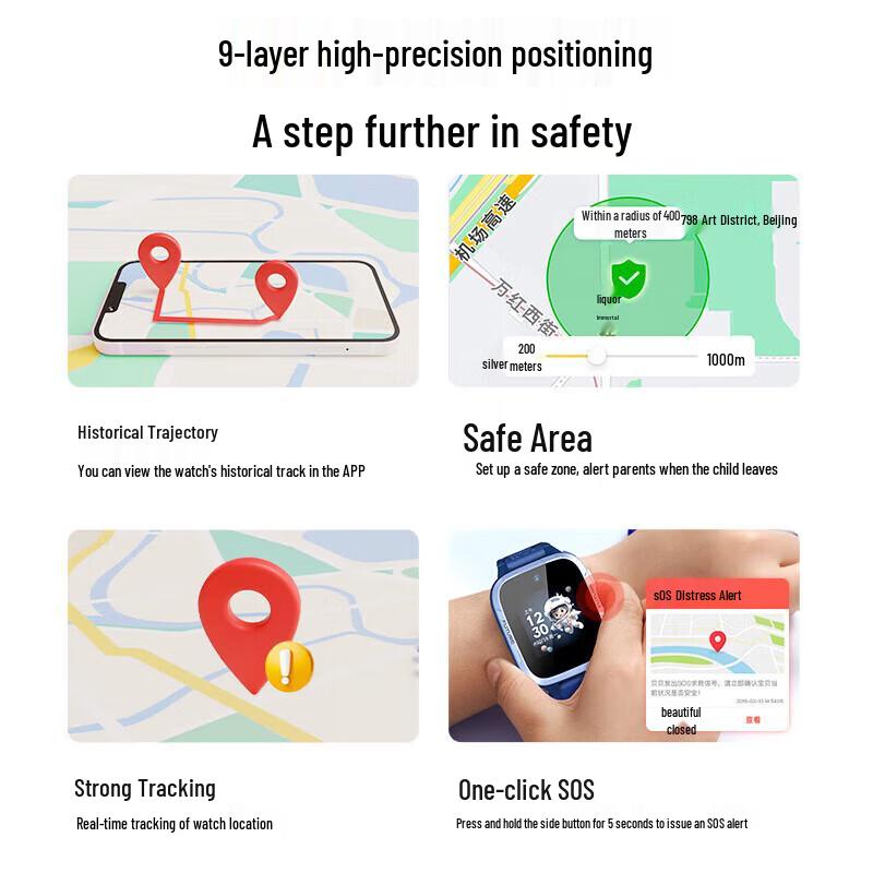 360 Kids 4G Smart Phone Watch with Video Call & GPS (CN version)