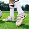 Jungen Fußballschuhe Gummi Weiche Sohle Kinder Professionelle Kunstrasen Trainingsfußballschuhe für Mädchen