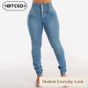 BITCED Women's Fashion Casual Solid Color Print Pants & Capris