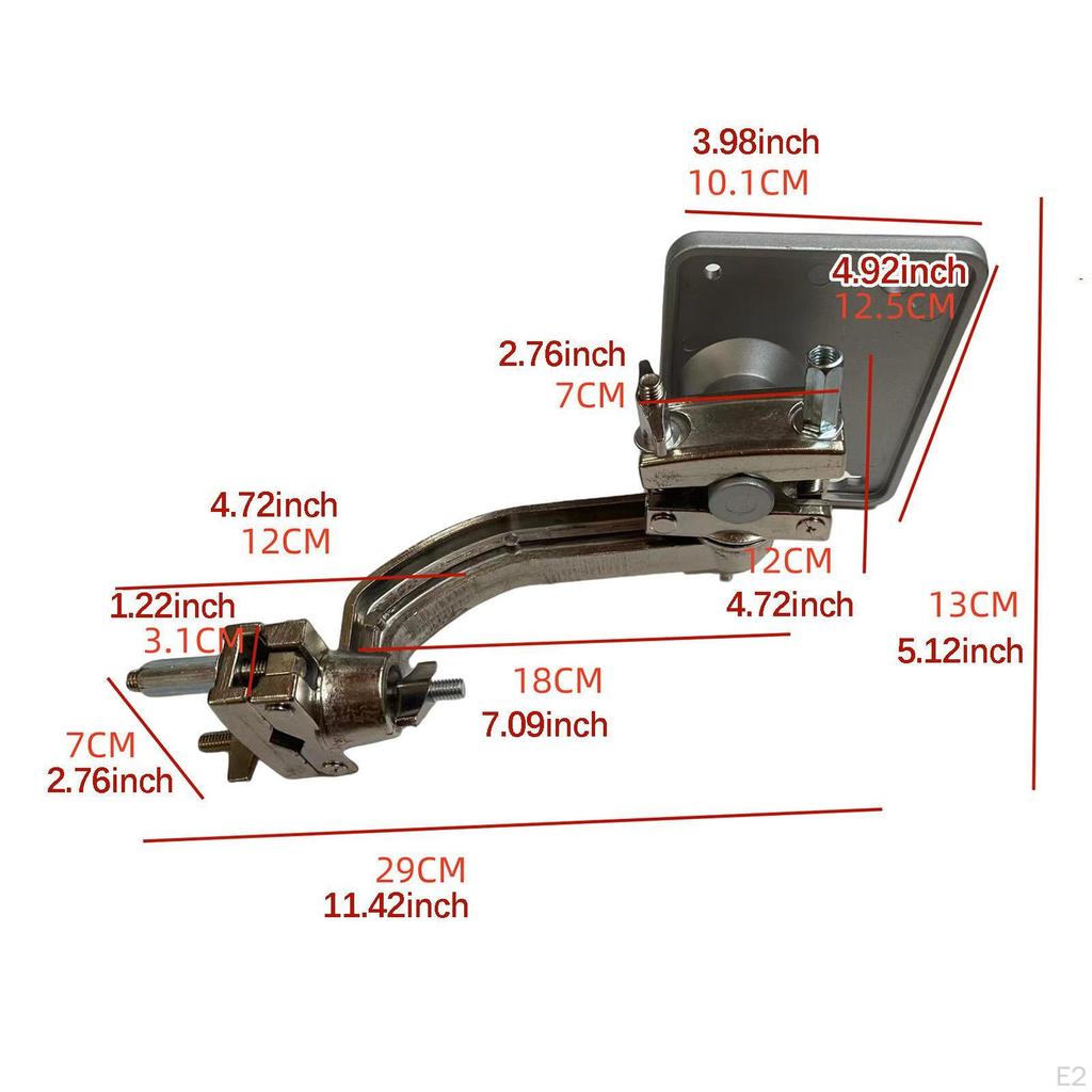 Electronic Module Mounting Plate with Clamp,Electronic Controller Multi Pad Drum Pads Mount