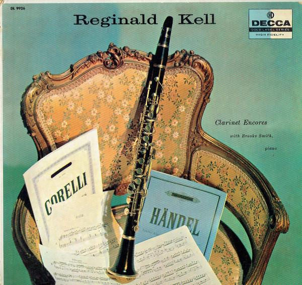 

LP Record REGINALD KELL - Clarinet Encores DL9926 Decca 1957 US Classical Used