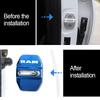 Stainless Steel Car Styling Door Lock Cover Decals for Dodge RAM Logo 2020 Door Stopper Protective Buckle Case Anti-rust Sticker