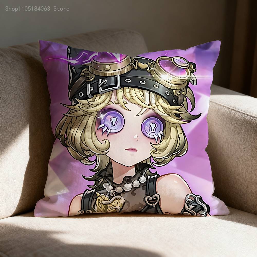 I-Identity V Throw Pillow Case For 45x45cm 55x55cm 30x30cm Square Car Pillowcase Home Bedchamber Decor Gift