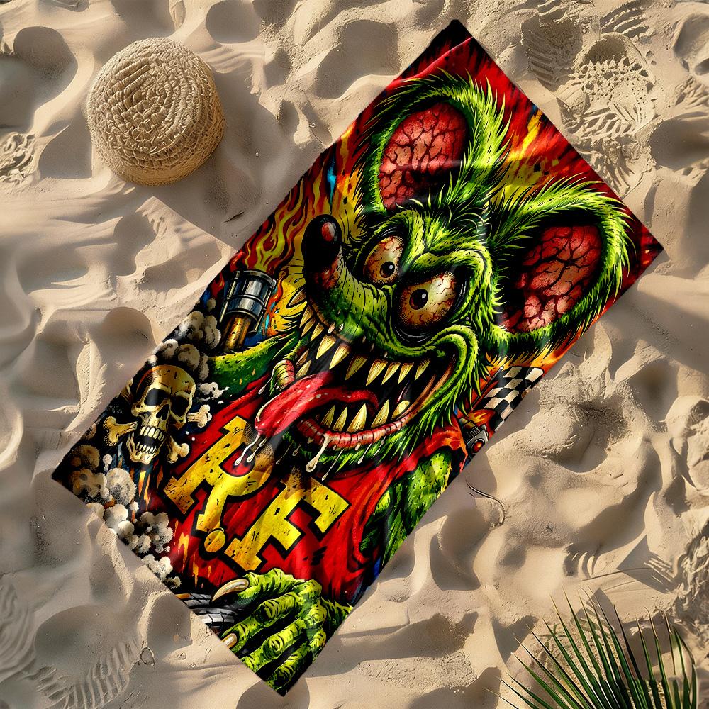 Christmas Grinch Gifts Soft Beach Towel Lightweight Summer Vacation Towel Fashion Lovers Wedding Party Gift