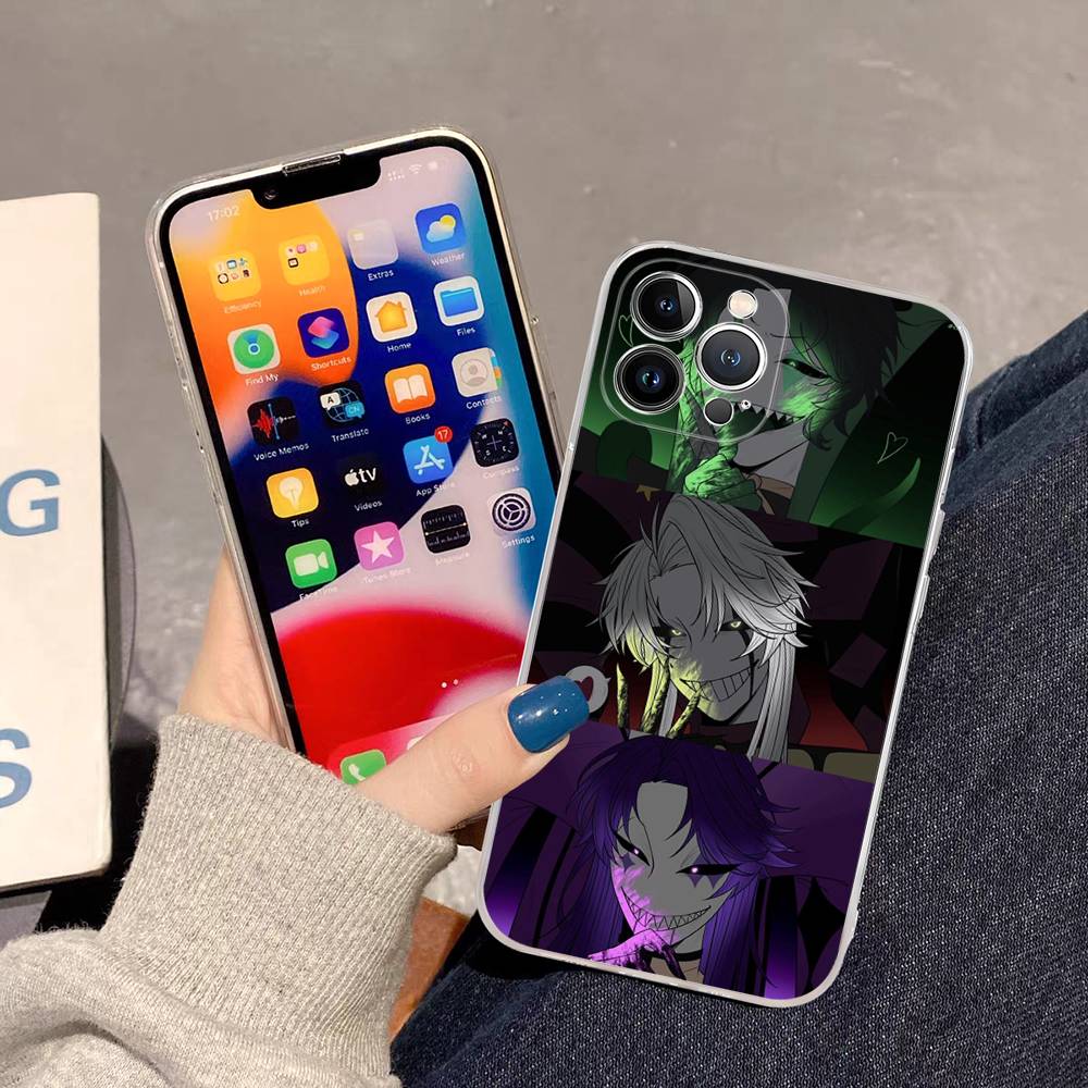 

Прозрачный чехол для iPhone 11 12 13 14 15 16 17 Air Pro Max Plus Mini «Цирк уродов Пьеро» Ударопрочный чехол iPhone 15pro max
