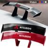 Car Mini Spoiler Tail Wing Carbon Fiber Look Tail Wings Model Decoration For ASX Lancer Pajero Outlander EX Pajero