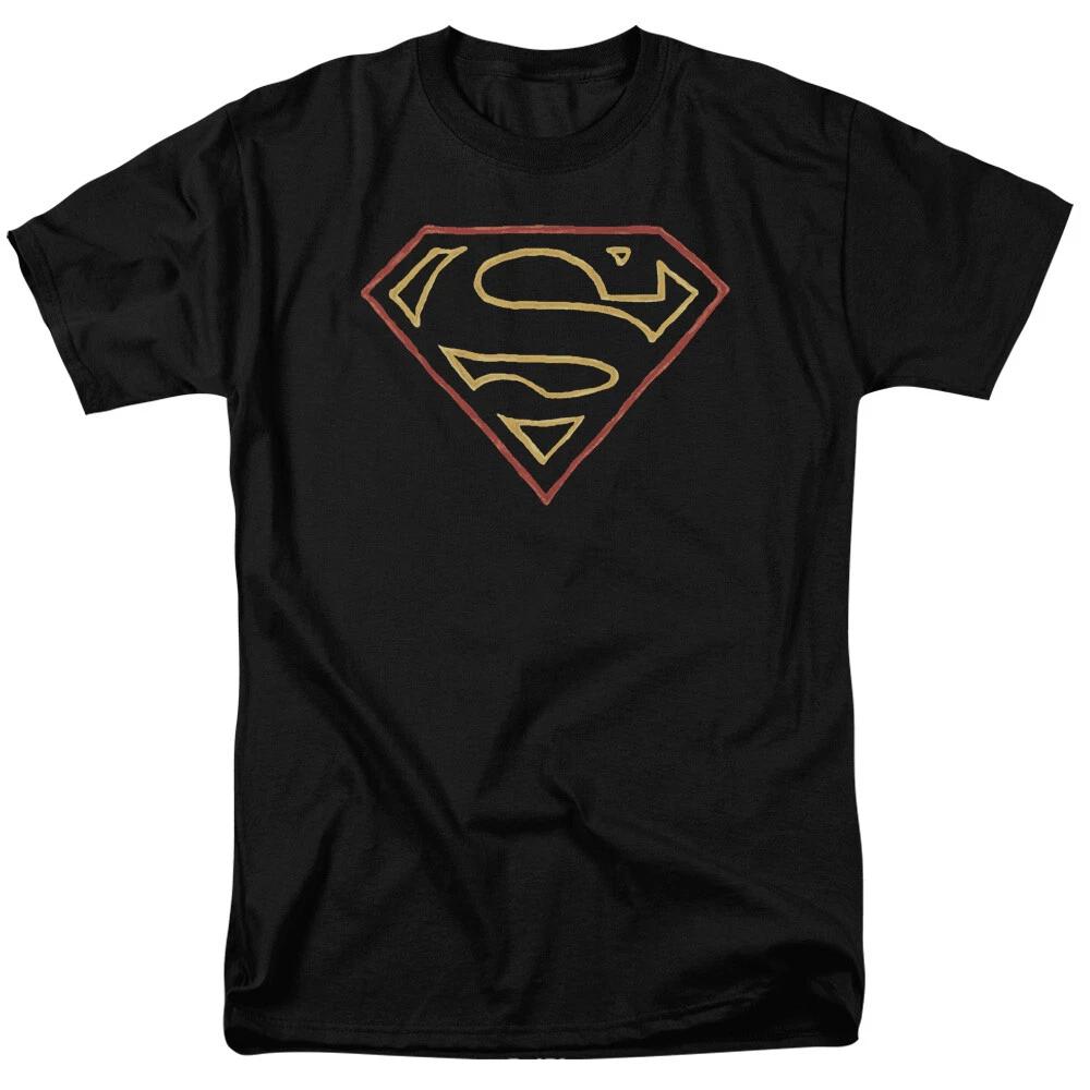 Superman  Red Line Shield  T-Shirt - Regular or Tank - to 6X 3XL