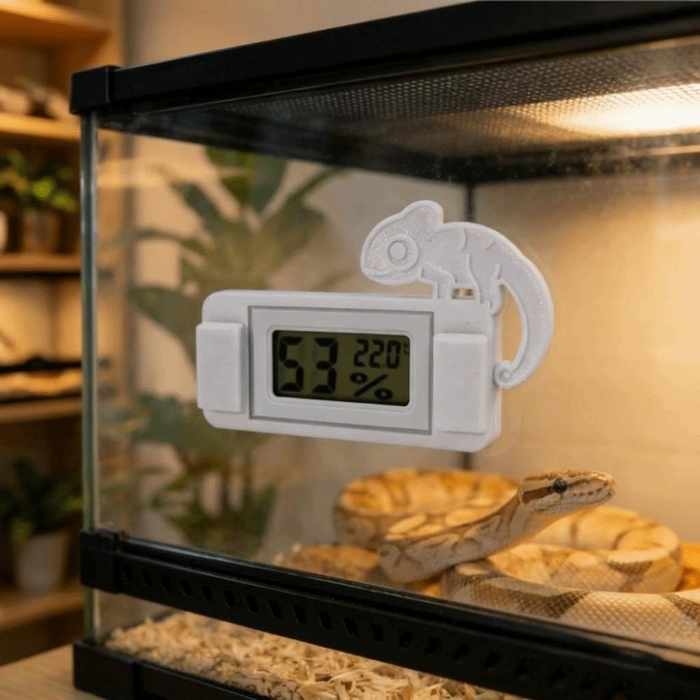 High Accurately Reptile Thermometer Magnetic Thermometer Hygrometer Feeding Tank