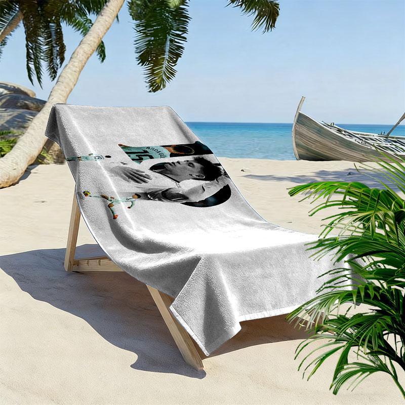 Guler Print Beach Towel, Large Soft Quick Dry Towel for Beach Camping Swimming