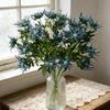 Blue Realistic Wild Celery Stem Artificial Plant for Living Room Bedroom Decor Event Styling and Creative Photography