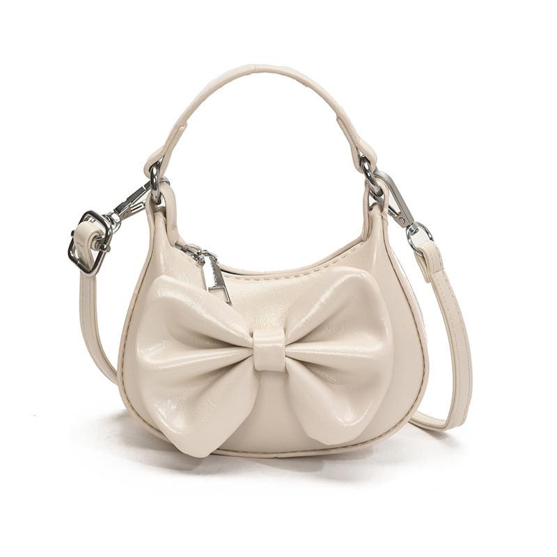 Portable Butterfly Bow Mini Purse For Girls With Waterresistant Pu Material For Daily Use
