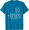 Die Speisung der 5000 Wunder Fisch Brot Jesus Christliche Bibelvers Grafik T-Shirt Herren Freizeit Kurzarm
