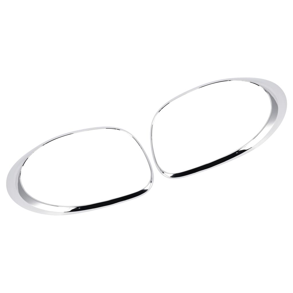 Links+Rechts Hinten Rücklicht Lampen Zierring Für Fiat 500L 2014-2020 Chrom