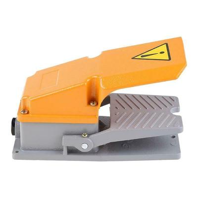 Aluminum Foot Pedal Switch with IP62 Protection Self Reset Operating Structure 10A Current Adjustable Memory Structure
