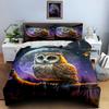 Owl moon artwork Bedding Duvet cover sets Duvet covers Pillowcases gifts (1 * Duvet Cover 2 * Pillowcases, without duvet insert)