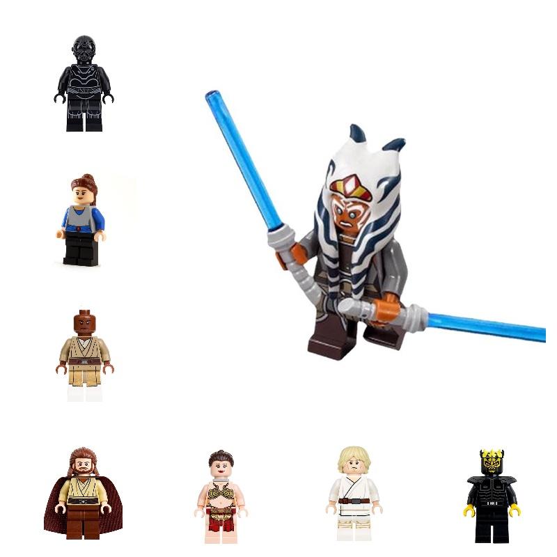 Star Wars Série Luke Skywalker Zlatý Savaki Stavebnice Puzzle Hračka Pro Děti