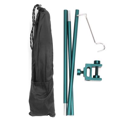 Outdoor Portable Aluminum Alloy Lamp Holder Camping Folding Hanging Light Bracket