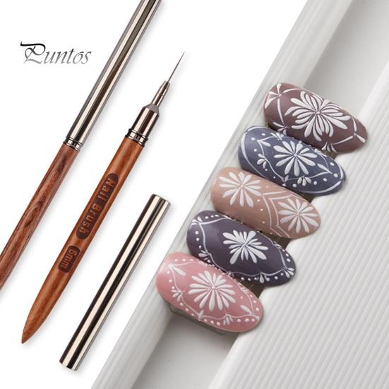 Nail Art Liner 6/9/12/15/18mm Super Fine Brush DIY Drawing Lines Stripe Flower Pattern Multifunctional Manicure Painting Pen Professional Nail