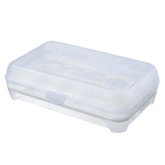 

Ящик для яиц Прочный, устойчивый к столкновениям, экономящий место, отличный холодильник с 15 сетками, сохраняющий свежесть, кухонные принадлежности чистый