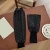 Women Fingerless Ice Silk Cooling Gloves Sunproof Arm Sleeves for Efficient Sun Protections and Everyday Use Armwear
