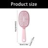 Tall Capacity Lift Massage Pillow Brush Identity Cleaning Feature Ergonomic ABS Detangler For Thick Otherwise Fine Hair Styling Essential