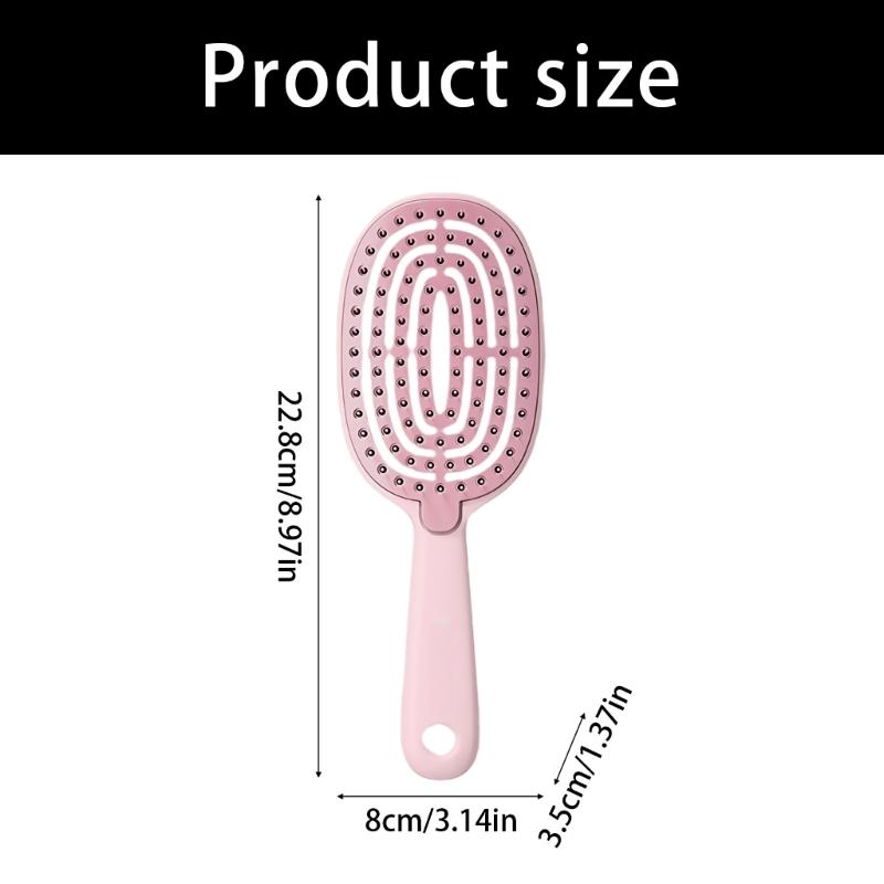 Tall Capacity Lift Massage Pillow Brush Identity Cleaning Feature Ergonomic ABS Detangler For Thick Otherwise Fine Hair Styling Essential