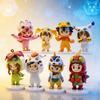 8pcs/set Digital Monster Digimon Adventure Doll Clothing Series Greymon/BlackWarGreymon Action Figure Anime Ornaments Model Toy