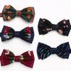 Shuangpin Men'S Bow Tie Business Trend Color Weaving Jacquard Suit Accessories Retro Bow Tie
