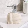 Modern Cylindrical Press Soap Dispenser Bathroom Shampoo Shower Dispensing Bottle Ceramic Soap Dispenser Bathroom Accessories