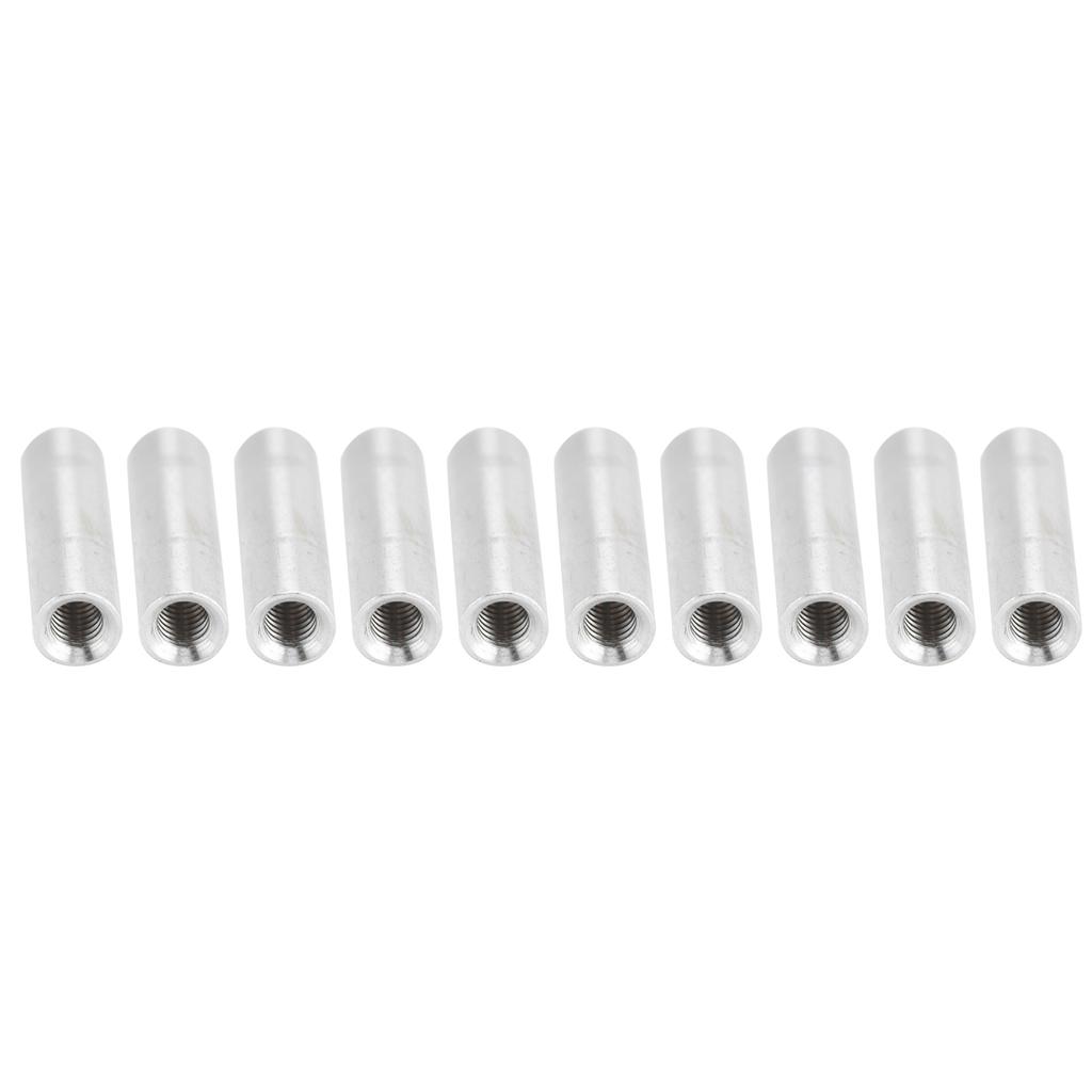 10Pcs Standoff Aluminum Alloy Threaded Round Column Spacer for Quadcopter DIY Model M4x0.7mm22mm