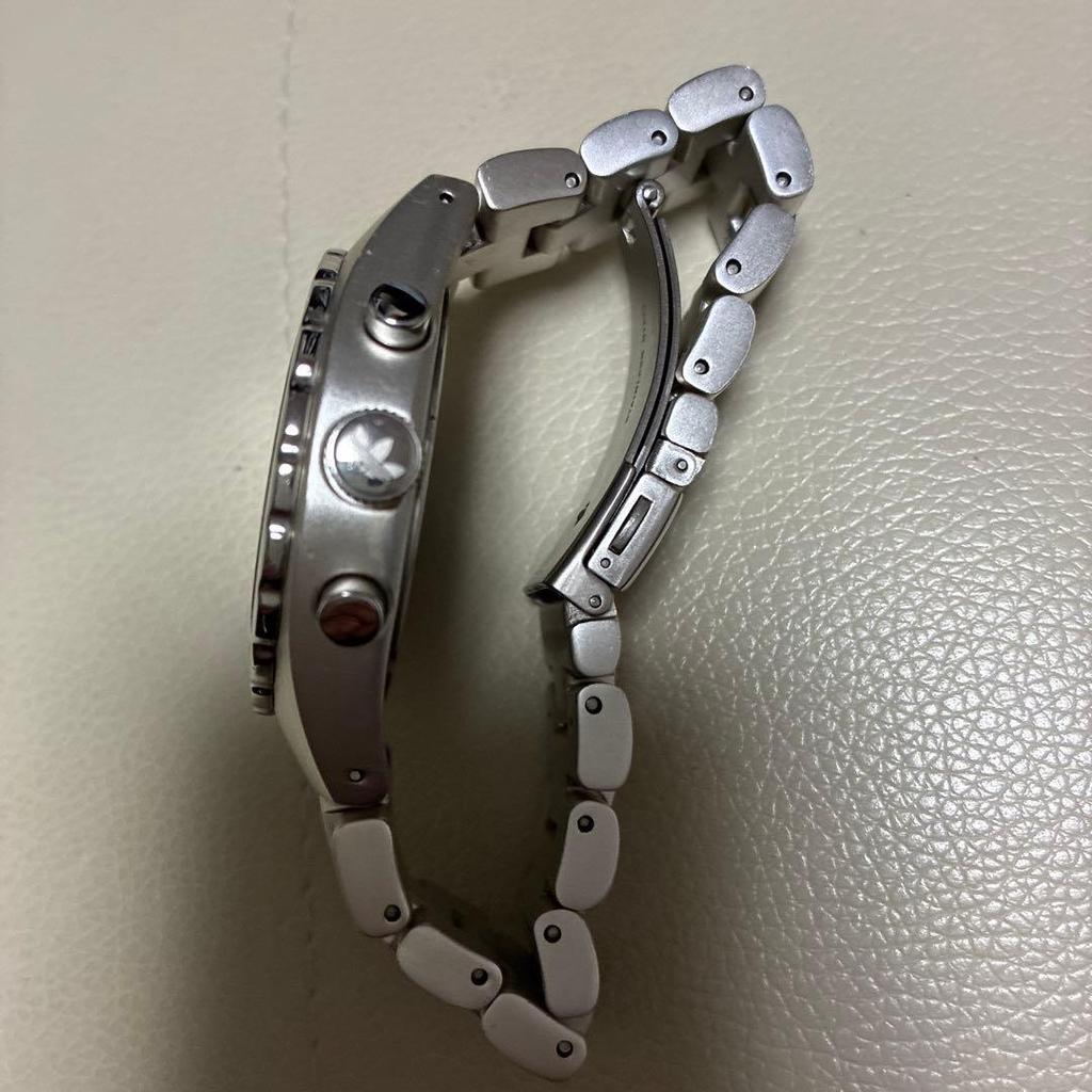 Used Price Reduced Adidas Silver Stainless Steel Quartz Watch