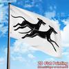 2D Flat, 1pc Multi-size Bright Horse Racing Greyhound, 2D Flat Print, Suitable for Garden, Party, Wedding, Birthday Home Decoration, No Electricity Re